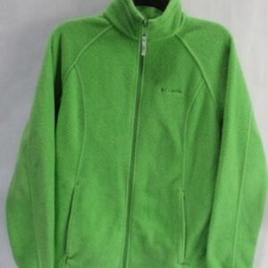 Columbia Mint Green Fleece Jacket L